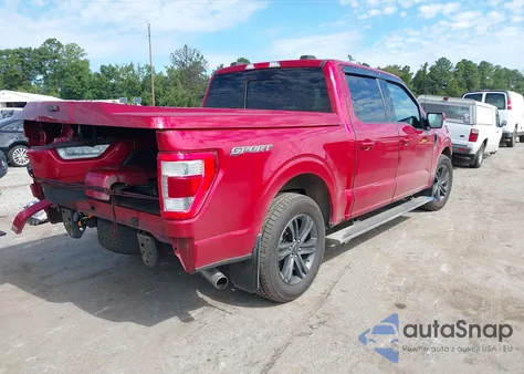 2022 Ford F-150 Lariat from USA, damaged, VIN 1FTEW1CP4NFA06648